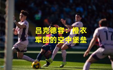 吕克德容:橙衣军团的空中堡垒